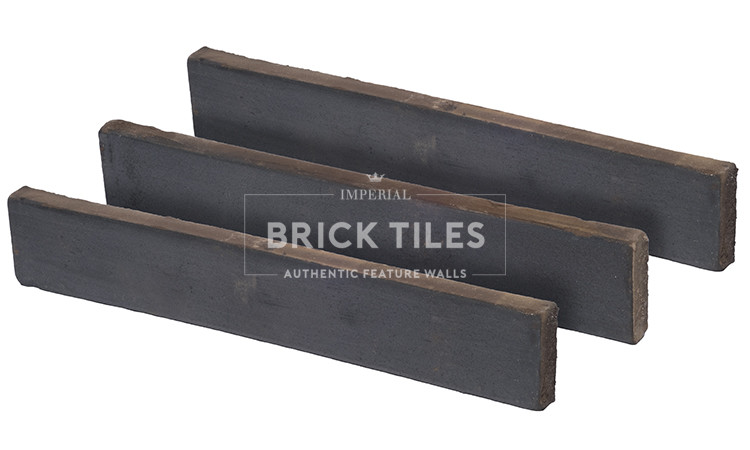 Designer Linear Metallic Blue Brick Tiles