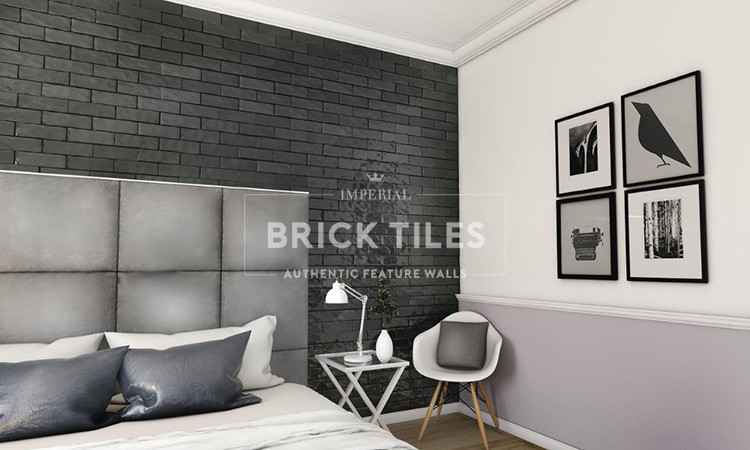 Pyrite Glazed Brick Tiles Bedroom Project